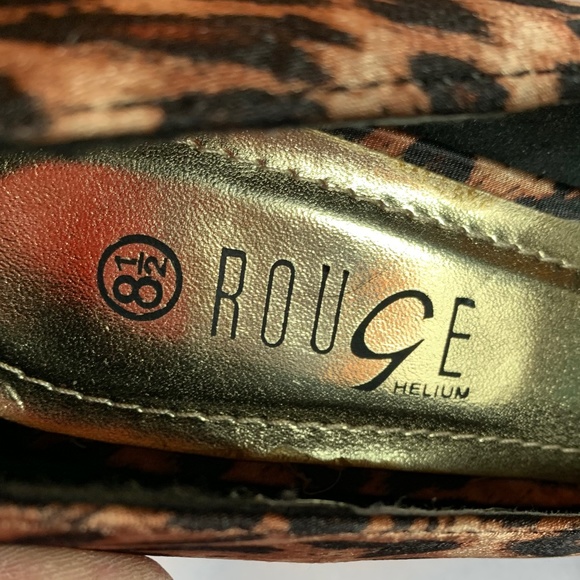 Gorgeous Rouge Helium Leopard Print Heels / Stilettos! - Picture 6 of 7